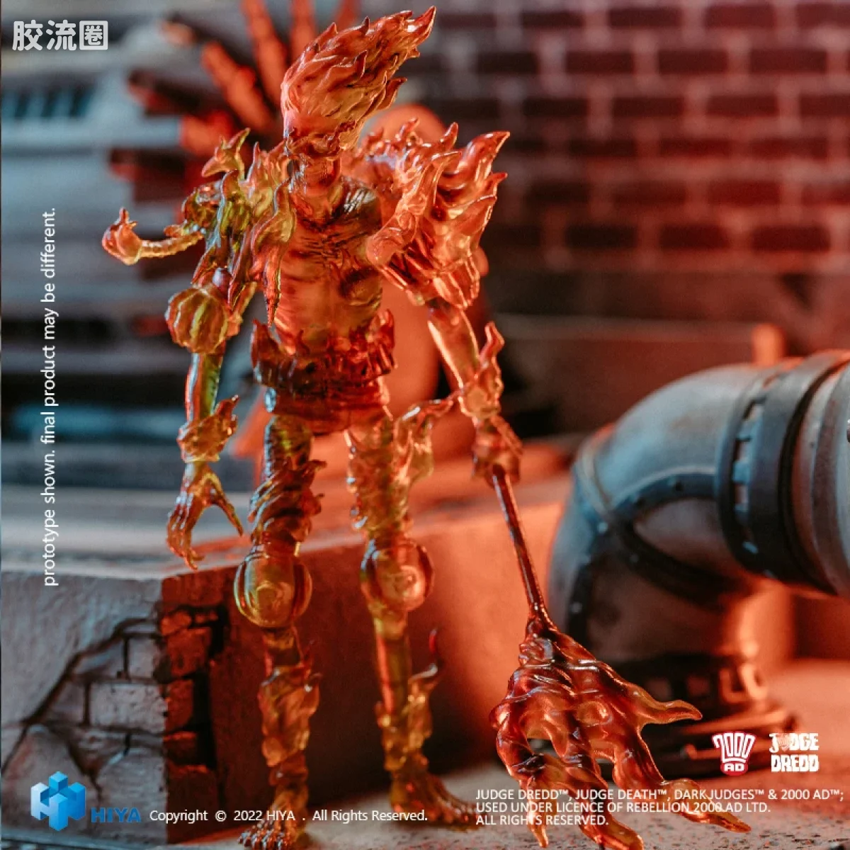 Hiya Toys/海雅 漫画 特警判官2000AD 火焰判官 - 图片