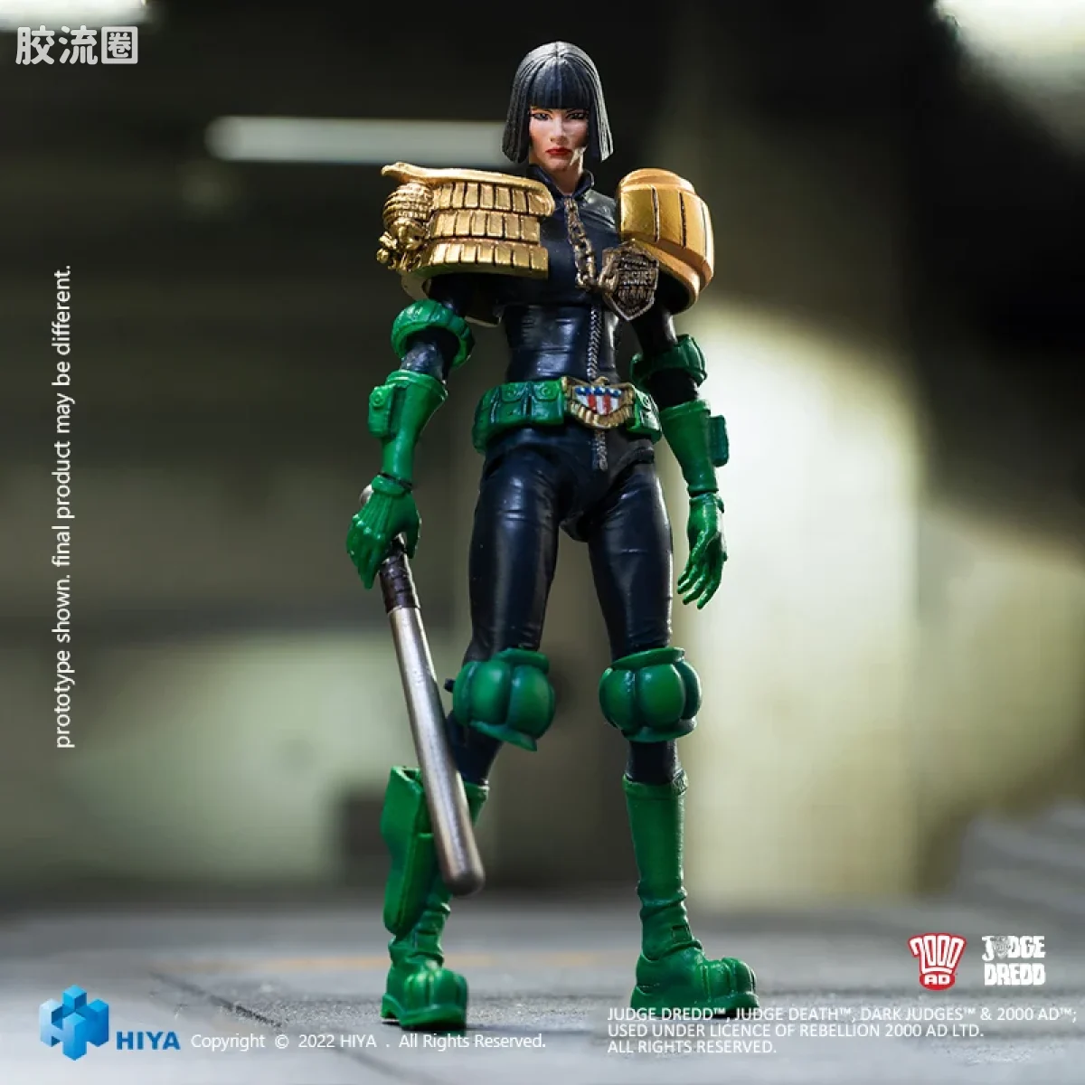 Hiya Toys/海雅 漫画 特警判官2000AD 赫尔希 女法官 - 图片