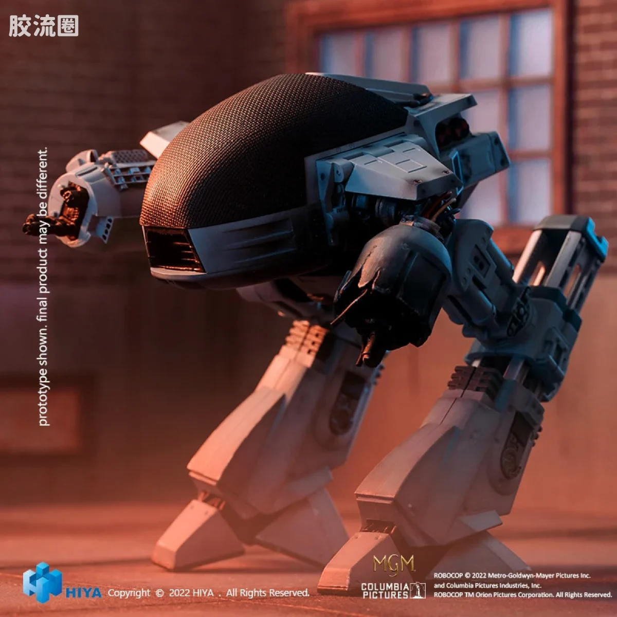 Hiya Toys/海雅 机械战警 机械战警 ED-209(战损版) - 图片