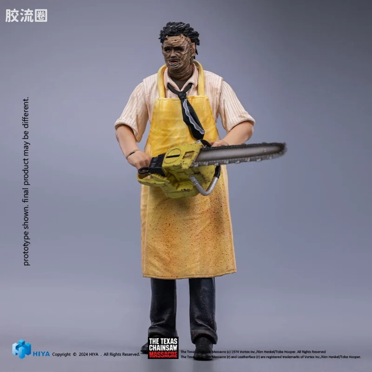 Hiya Toys/海雅 电影系列 《德州电锯杀人狂》（1974）皮脸 - 杀戮面具标准版 - 图片