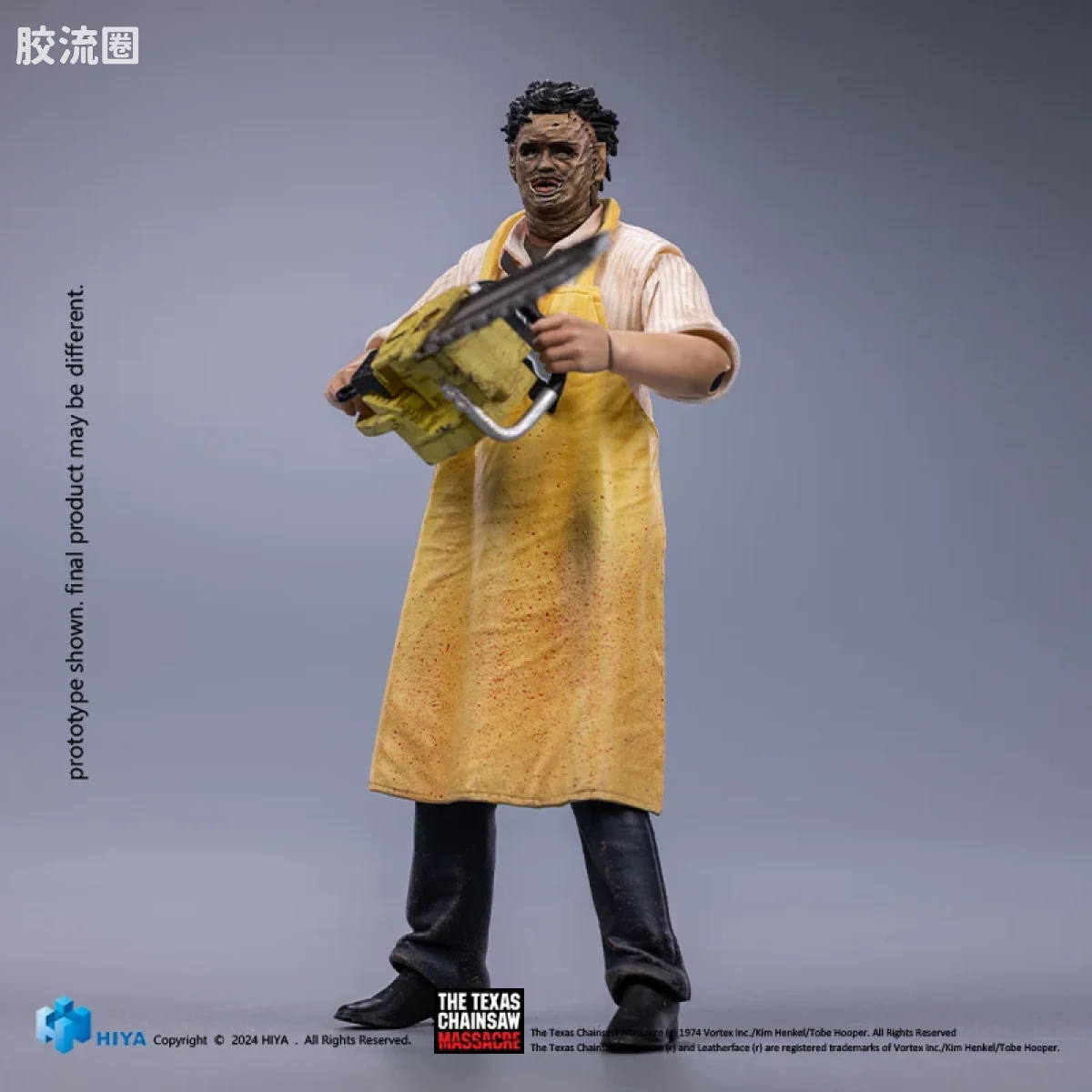 Hiya Toys/海雅 电影系列 《德州电锯杀人狂》（1974）皮脸 - 杀戮面具标准版 - 图片