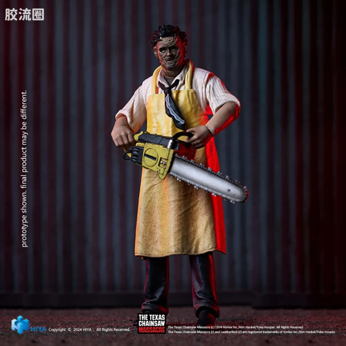 Hiya Toys/海雅 电影系列 《德州电锯杀人狂》（1974）皮脸 - 杀戮面具标准版 - 图片