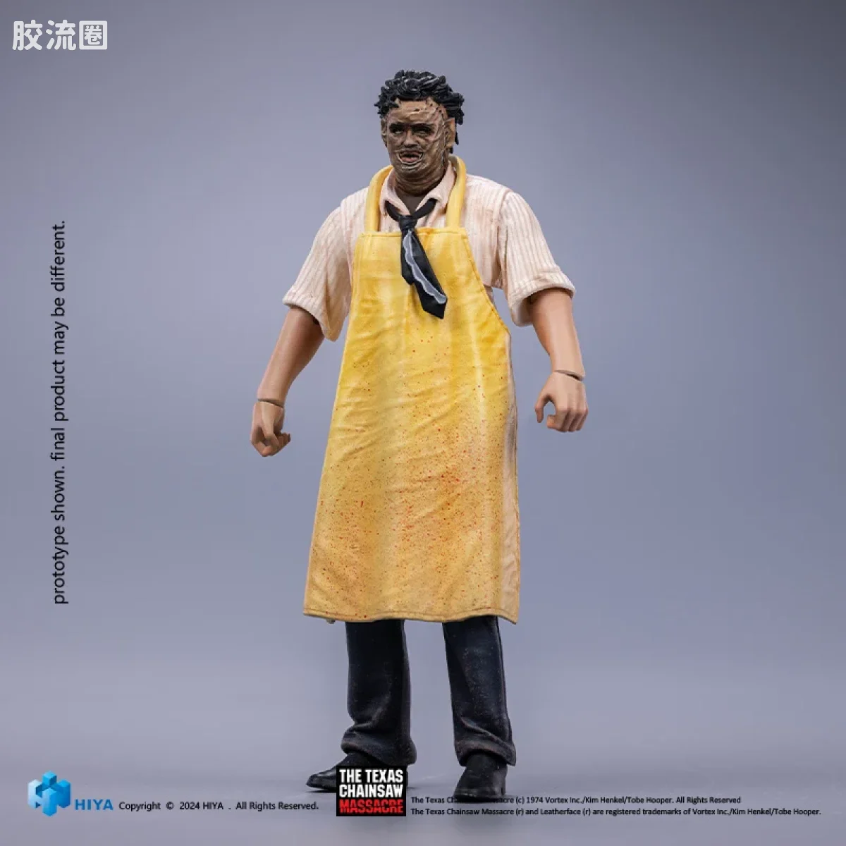 Hiya Toys/海雅 电影系列 《德州电锯杀人狂》（1974）皮脸 - 杀戮面具标准版 - 图片