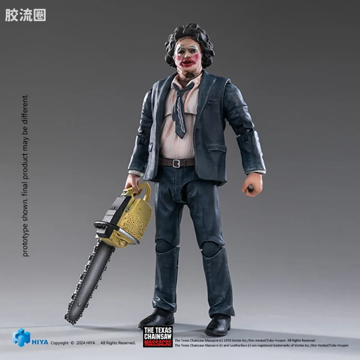 Hiya Toys/海雅 电影系列 《德州电锯杀人狂》（1974）皮脸 - 漂亮女人面具版 - 图片