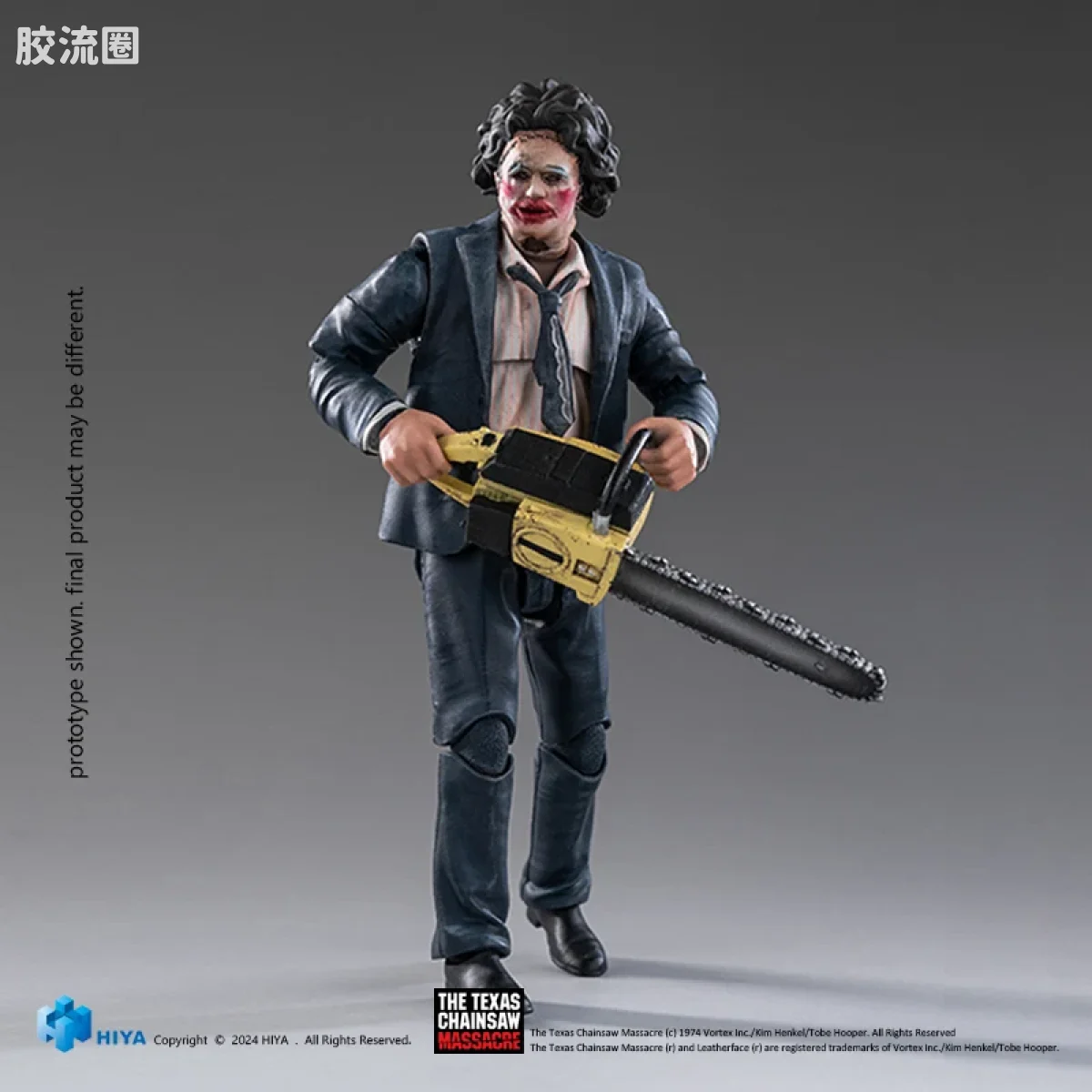 Hiya Toys/海雅 电影系列 《德州电锯杀人狂》（1974）皮脸 - 漂亮女人面具版 - 图片