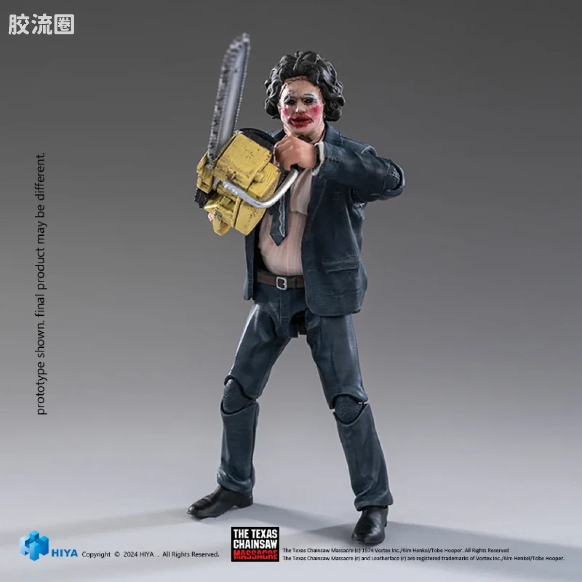 Hiya Toys/海雅 电影系列 《德州电锯杀人狂》（1974）皮脸 - 漂亮女人面具版 - 图片