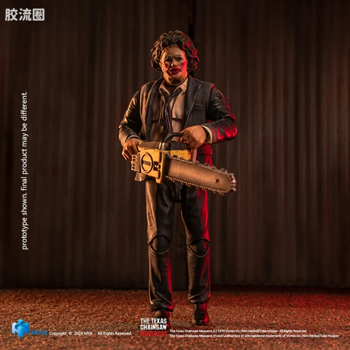 Hiya Toys/海雅 电影系列 《德州电锯杀人狂》（1974）皮脸 - 漂亮女人面具版 - 图片
