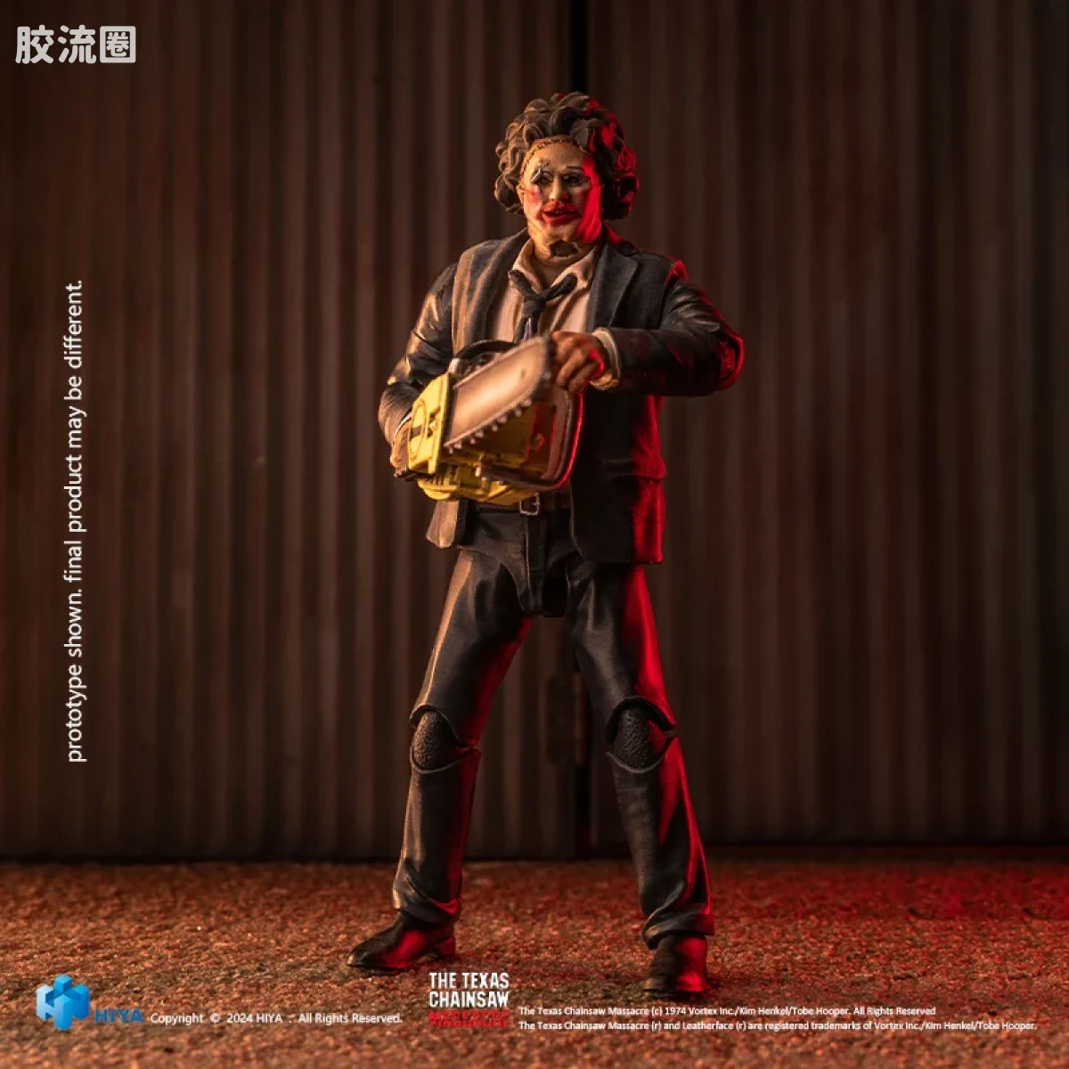 Hiya Toys/海雅 电影系列 《德州电锯杀人狂》（1974）皮脸 - 漂亮女人面具版 - 图片