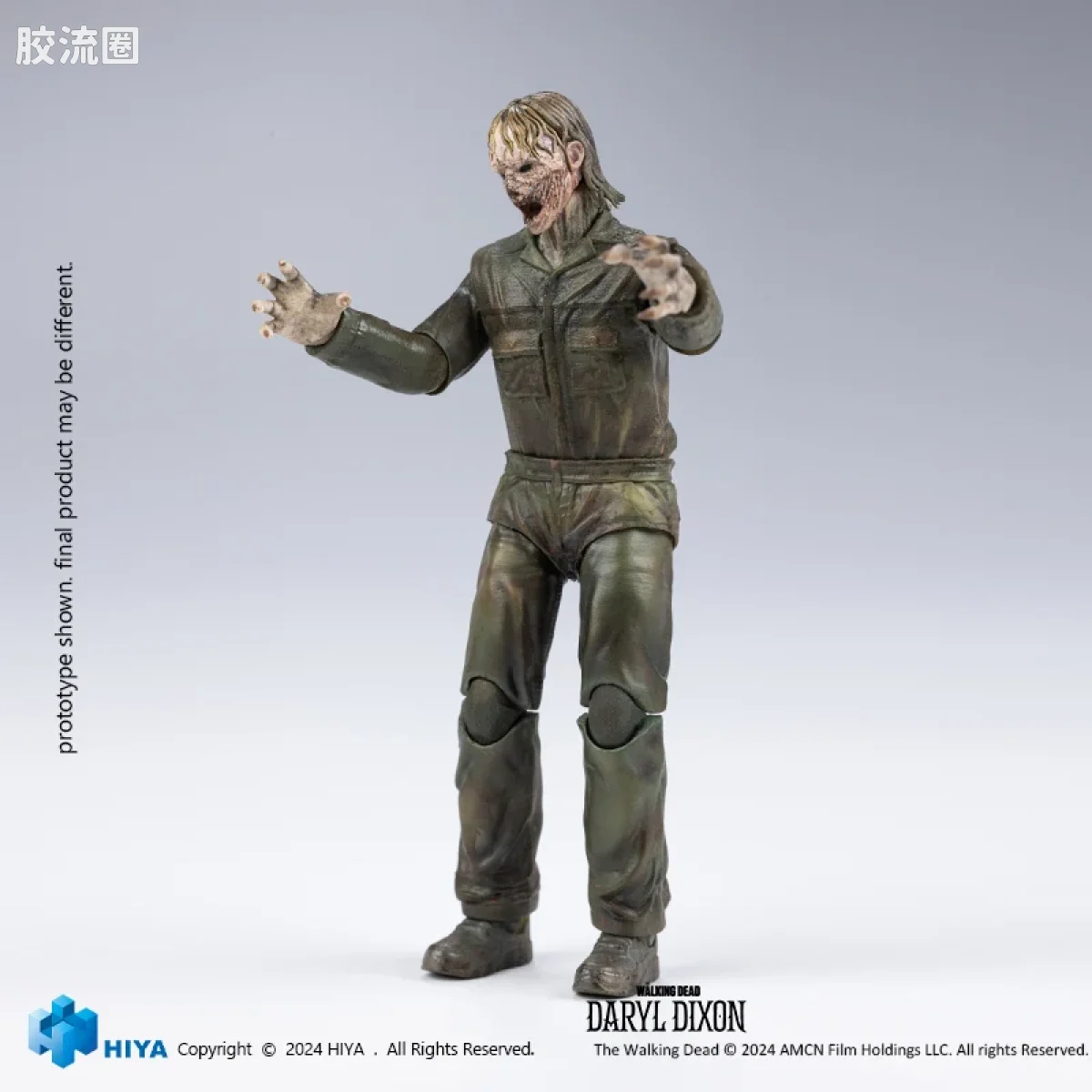 Hiya Toys/海雅 1/18 行尸走肉：活着的人 达里尔·迪克森 黑眼行尸 - 图片