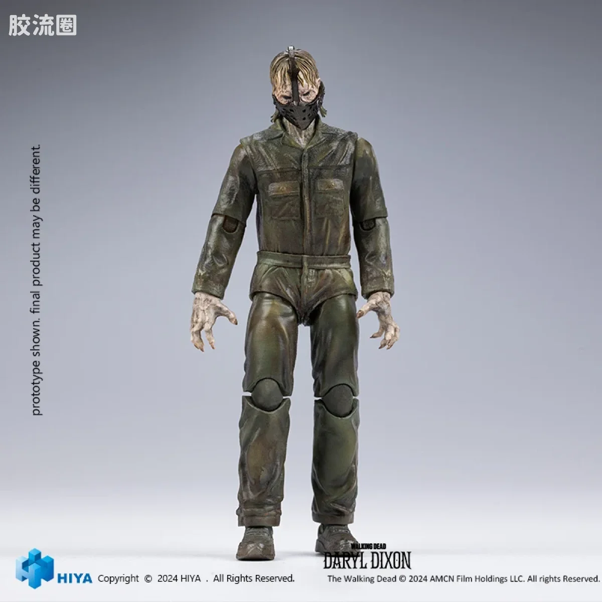 Hiya Toys/海雅 1/18 行尸走肉：活着的人 达里尔·迪克森 黑眼行尸 - 图片