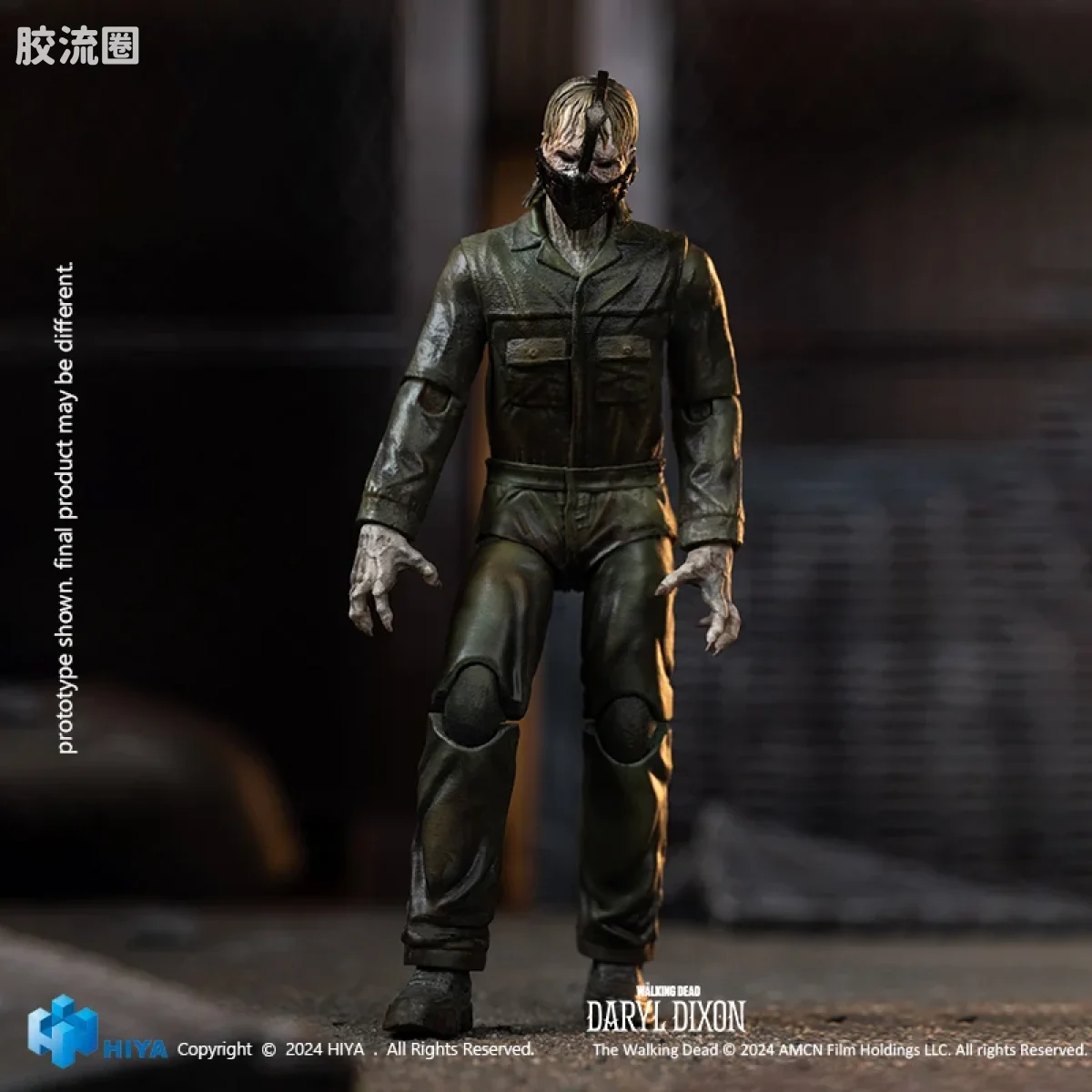 Hiya Toys/海雅 1/18 行尸走肉：活着的人 达里尔·迪克森 黑眼行尸 - 图片