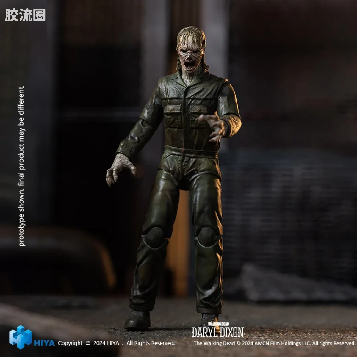 Hiya Toys/海雅 1/18 行尸走肉：活着的人 达里尔·迪克森 黑眼行尸 - 图片