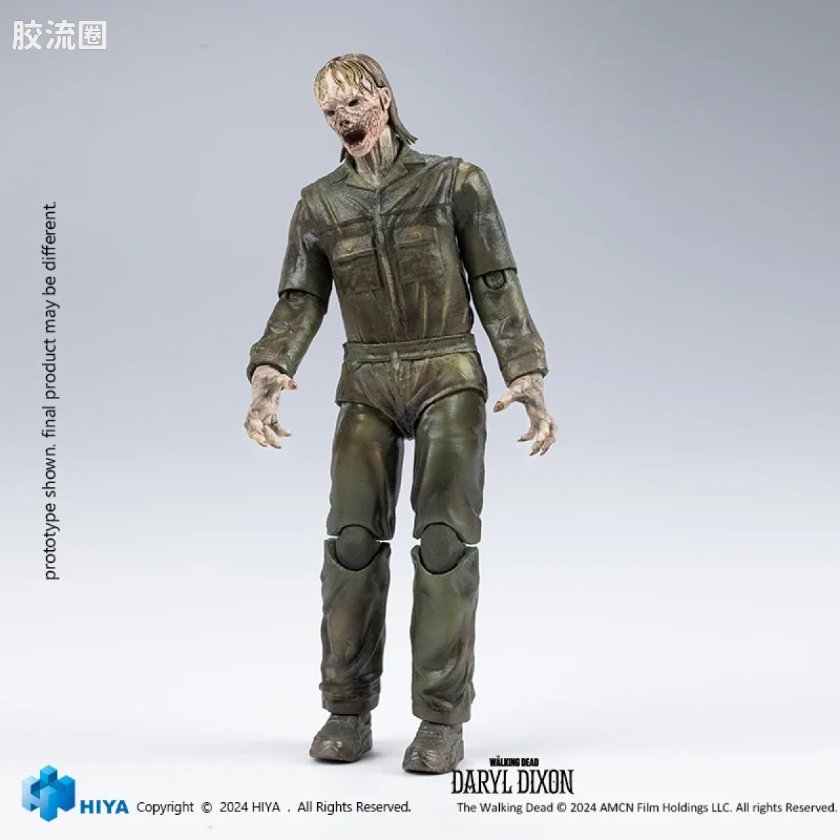 Hiya Toys/海雅 1/18 行尸走肉：活着的人 达里尔·迪克森 黑眼行尸 - 图片