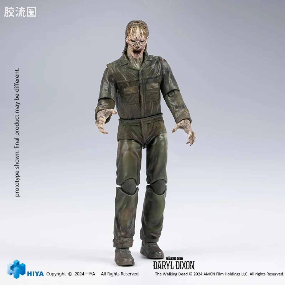 Hiya Toys/海雅 1/18 行尸走肉：活着的人 达里尔·迪克森 黑眼行尸 - 图片