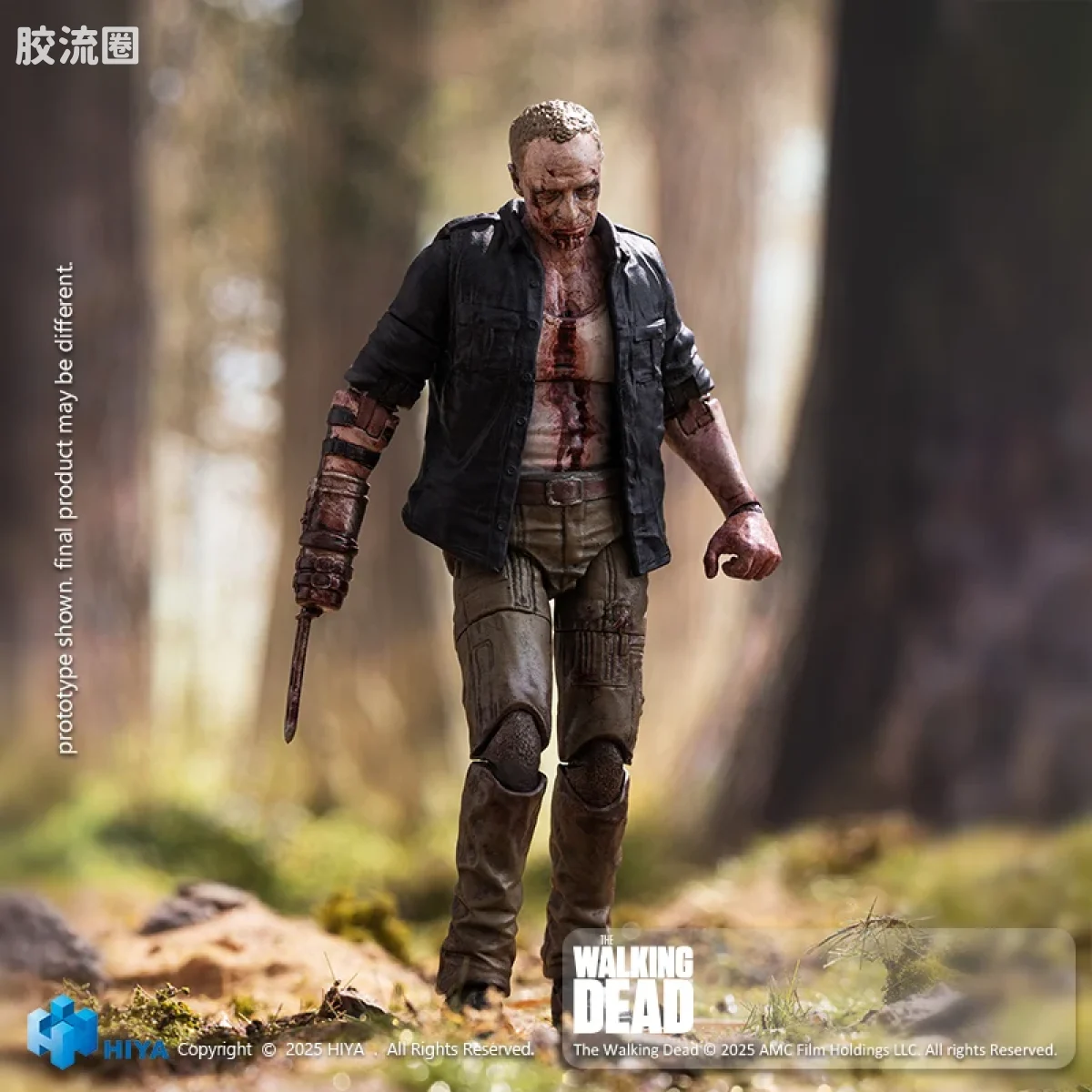 Hiya Toys/海雅 1/18 行尸走肉：活着的人 莫尔 行尸版 - 图片