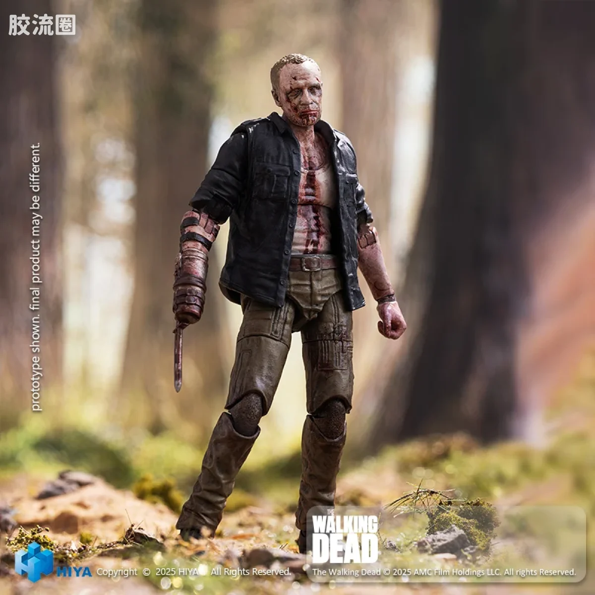 Hiya Toys/海雅 1/18 行尸走肉：活着的人 莫尔 行尸版 - 图片