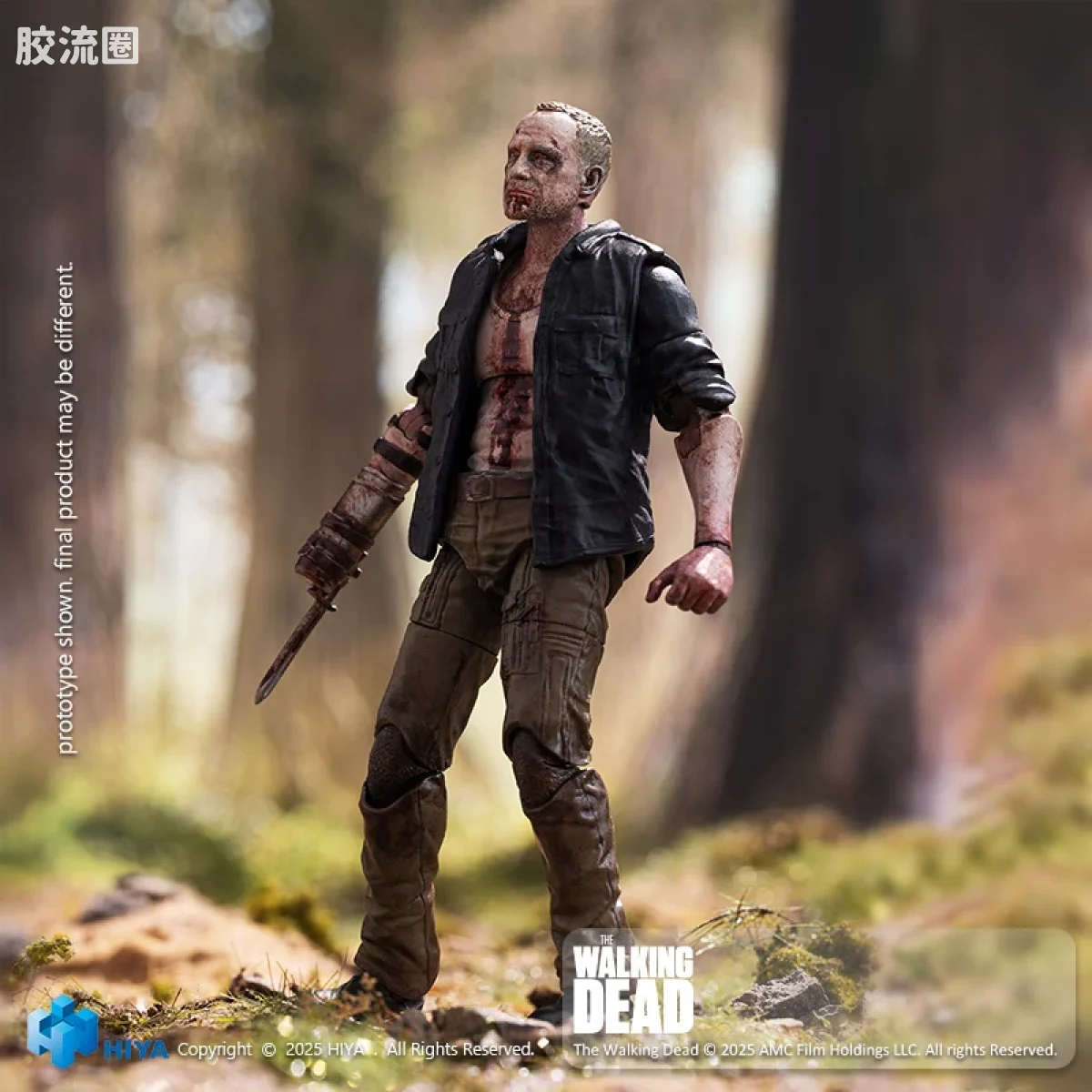 Hiya Toys/海雅 1/18 行尸走肉：活着的人 莫尔 行尸版 - 图片