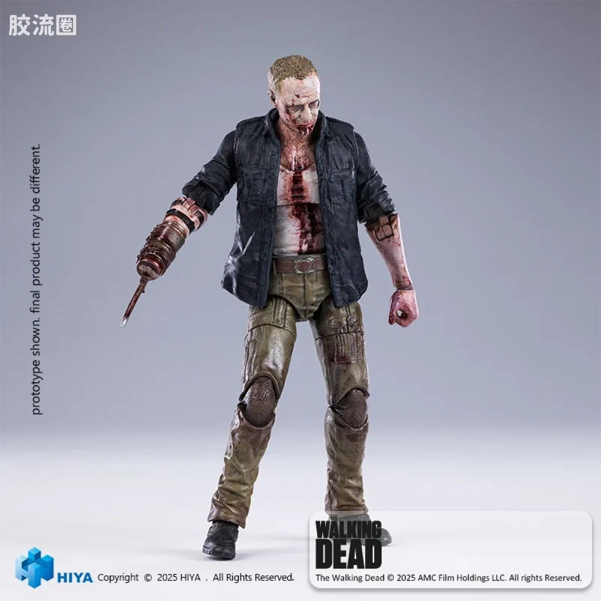 Hiya Toys/海雅 1/18 行尸走肉：活着的人 莫尔 行尸版 - 图片