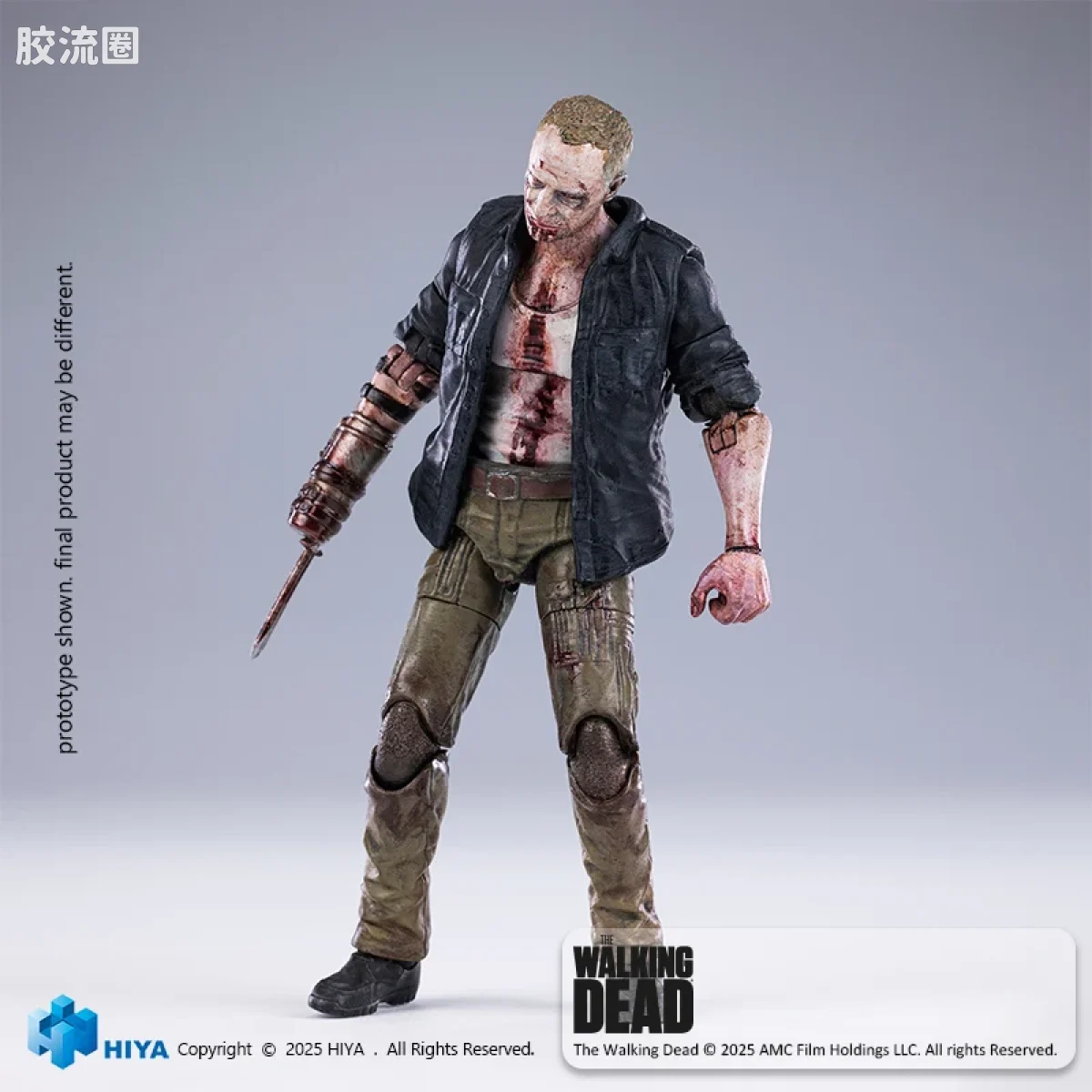 Hiya Toys/海雅 1/18 行尸走肉：活着的人 莫尔 行尸版 - 图片