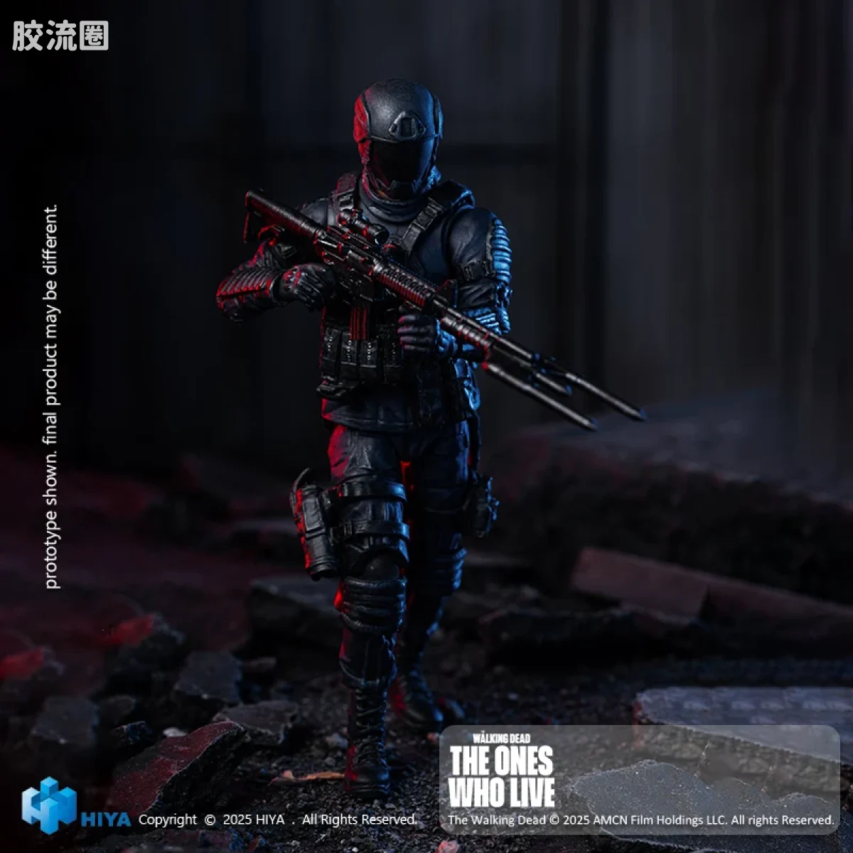 Hiya Toys/海雅 1/18 行尸走肉：活着的人 CRM士兵 - 图片