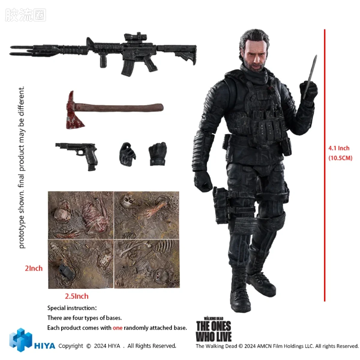 Hiya Toys/海雅 1/18 行尸走肉：活着的人 瑞克 - 图片