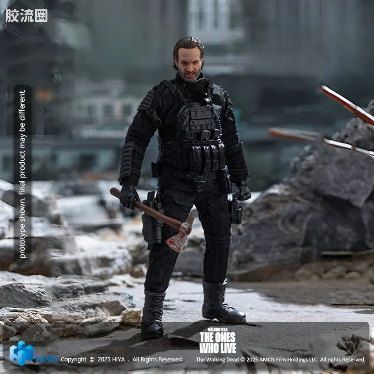 Hiya Toys/海雅 1/12 行尸走肉系列 瑞克 - 图片