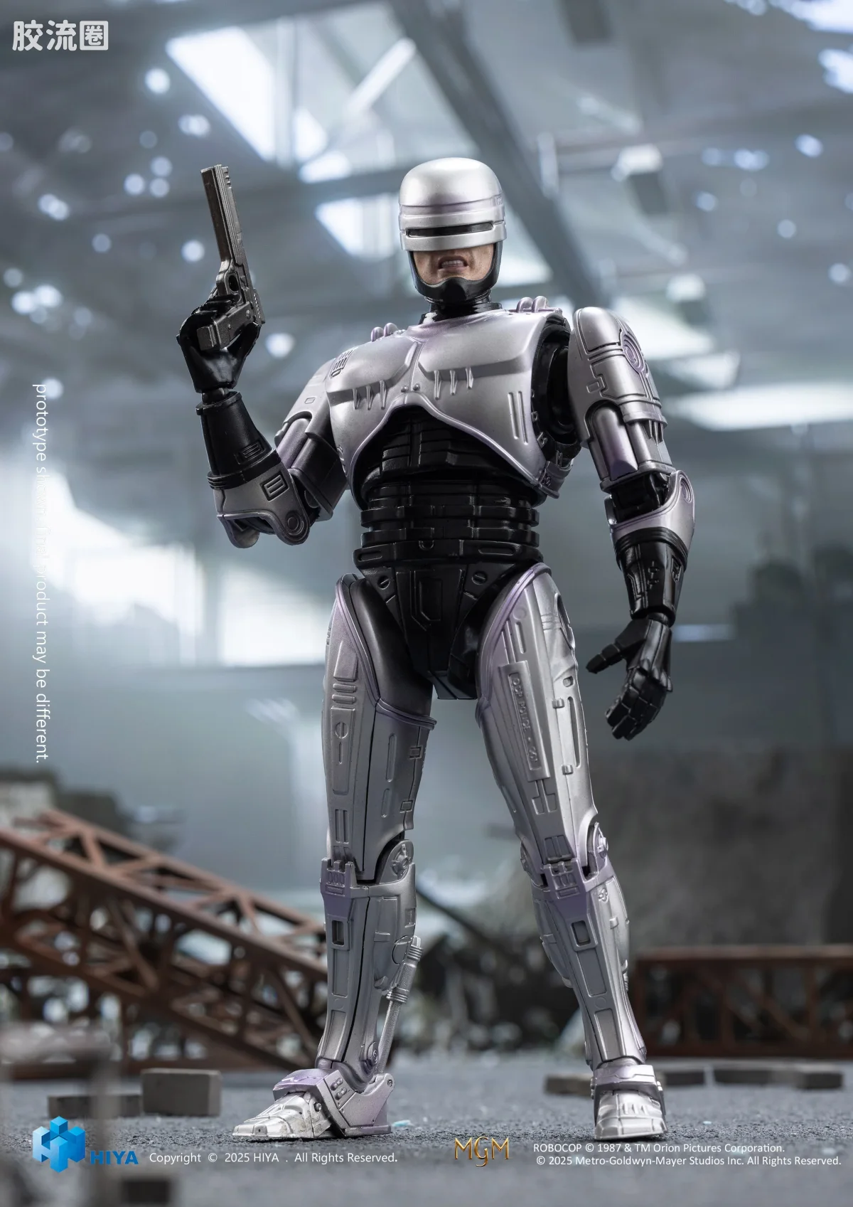 Hiya Toys/海雅 1/12 电影 机械战警系列 35周年电影 机器战警 机器战警 - 图片