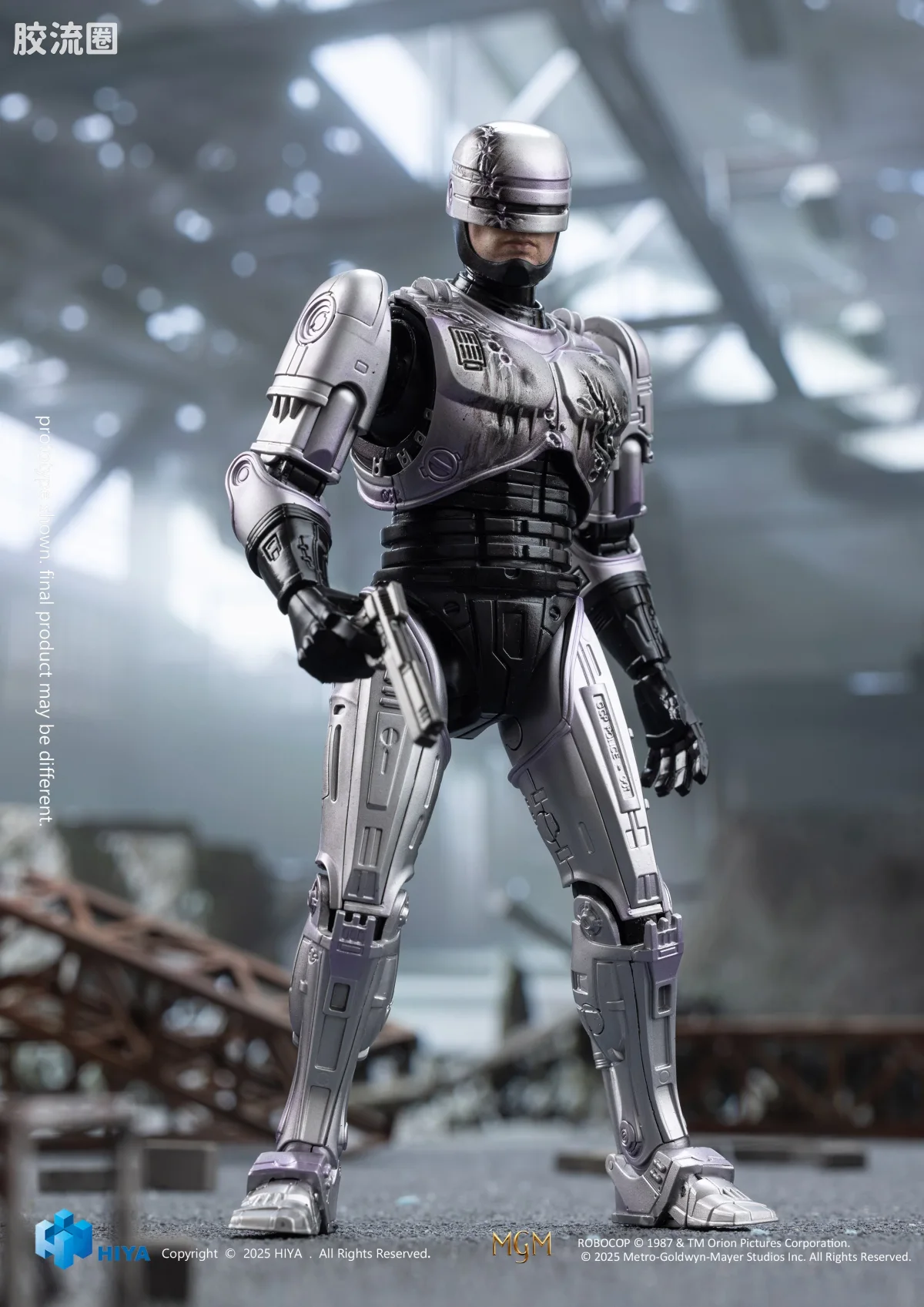 Hiya Toys/海雅 1/12 电影 机械战警系列 35周年电影 机器战警 机器战警 - 图片
