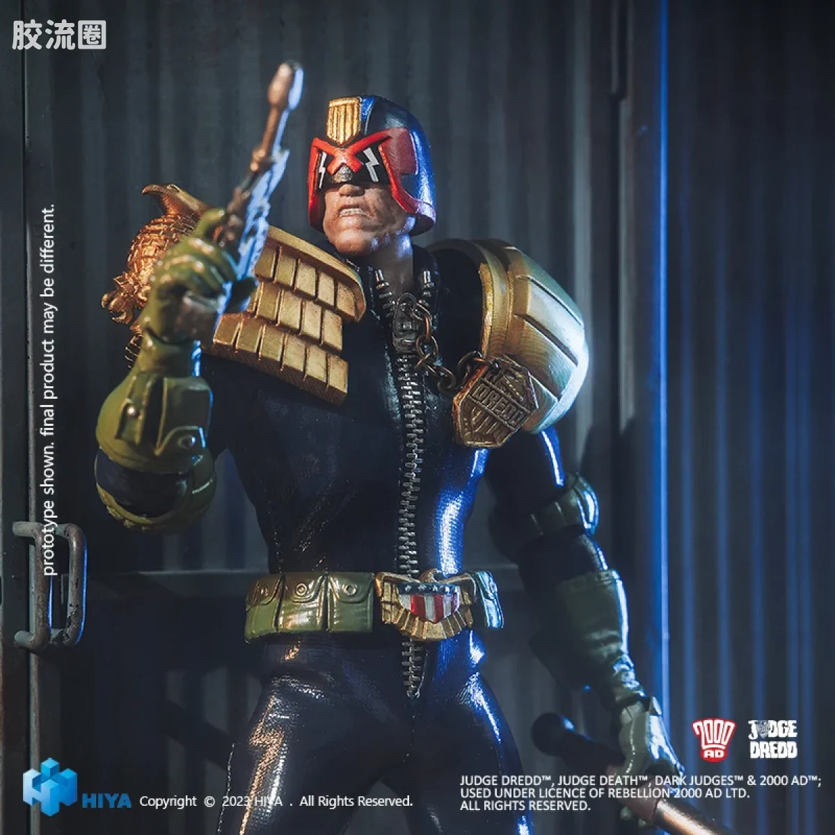 Hiya Toys/海雅 漫画 特警判官2000AD 1/12 判官德雷德 - 图片