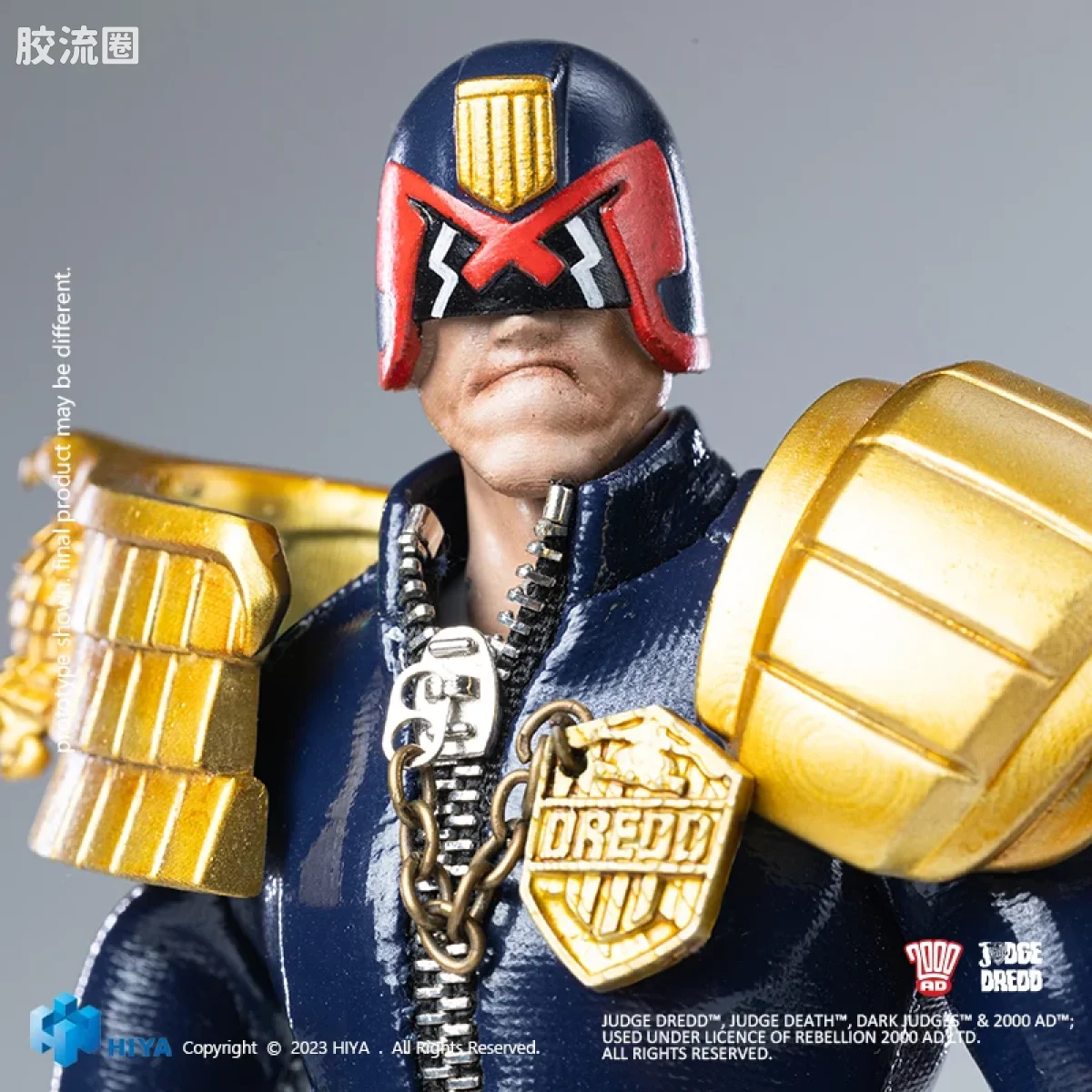 Hiya Toys/海雅 漫画 特警判官2000AD 1/12 判官德雷德 - 图片