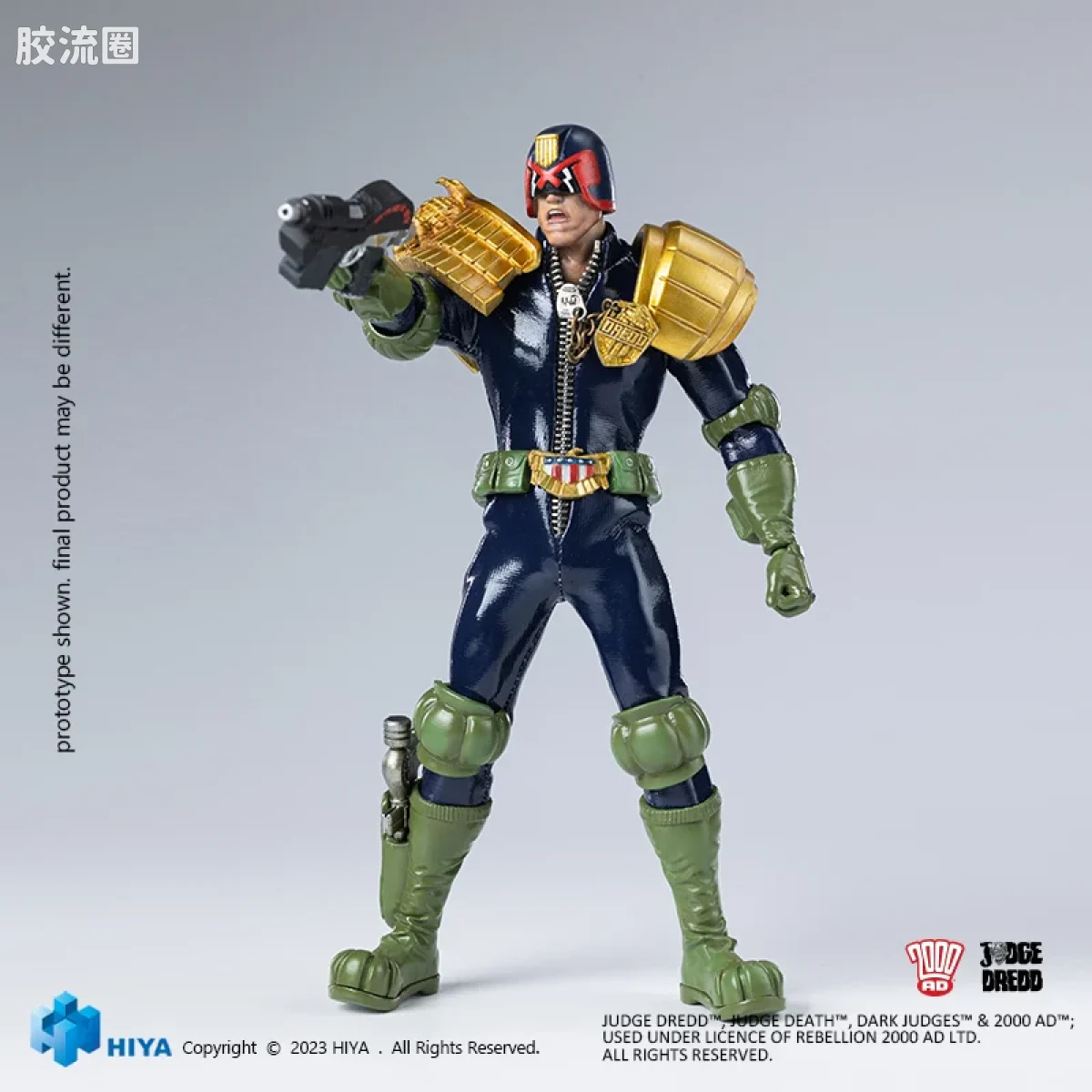 Hiya Toys/海雅 漫画 特警判官2000AD 1/12 判官德雷德 - 图片
