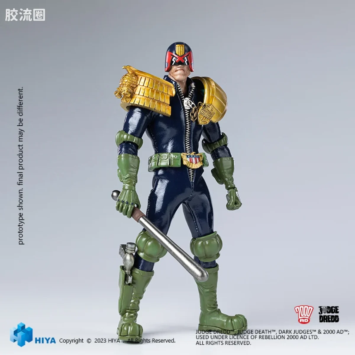 Hiya Toys/海雅 漫画 特警判官2000AD 1/12 判官德雷德 - 图片