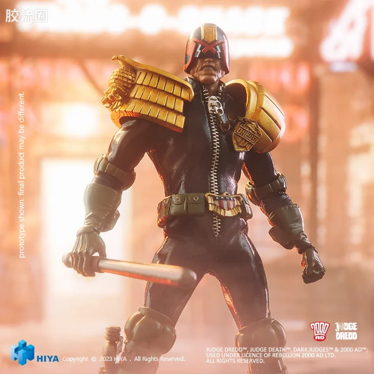 Hiya Toys/海雅 漫画 特警判官2000AD 1/12 判官德雷德 - 图片