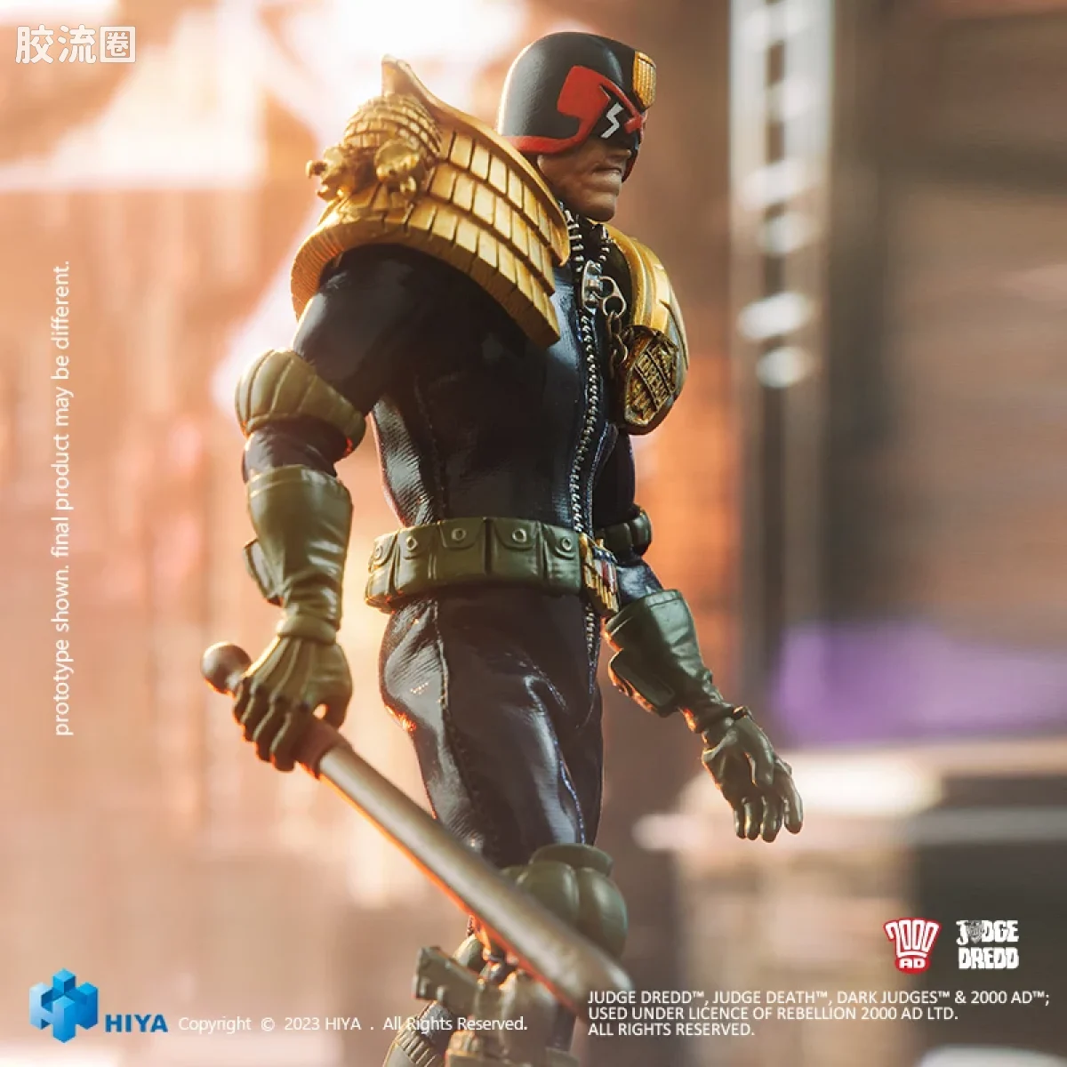 Hiya Toys/海雅 漫画 特警判官2000AD 1/12 判官德雷德 - 图片