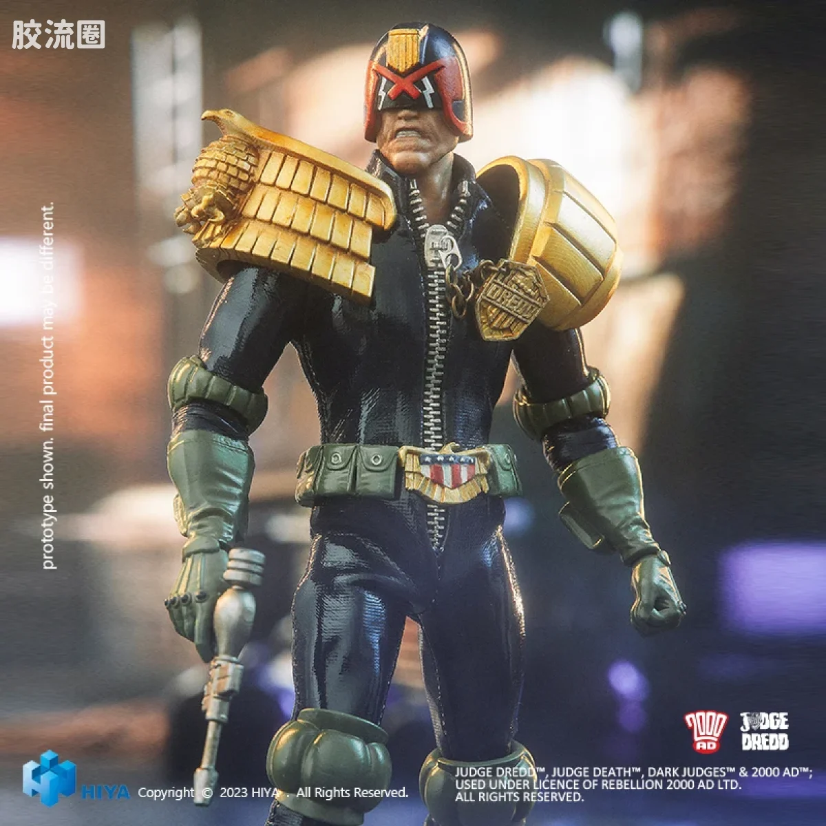 Hiya Toys/海雅 漫画 特警判官2000AD 1/12 判官德雷德 - 图片