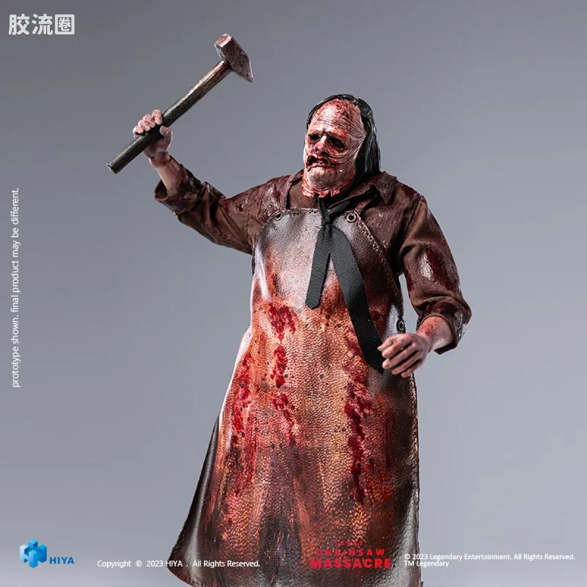 Hiya Toys/海雅 电影系列 德州电锯杀人狂(2022年) 皮脸 屠杀版 - 图片