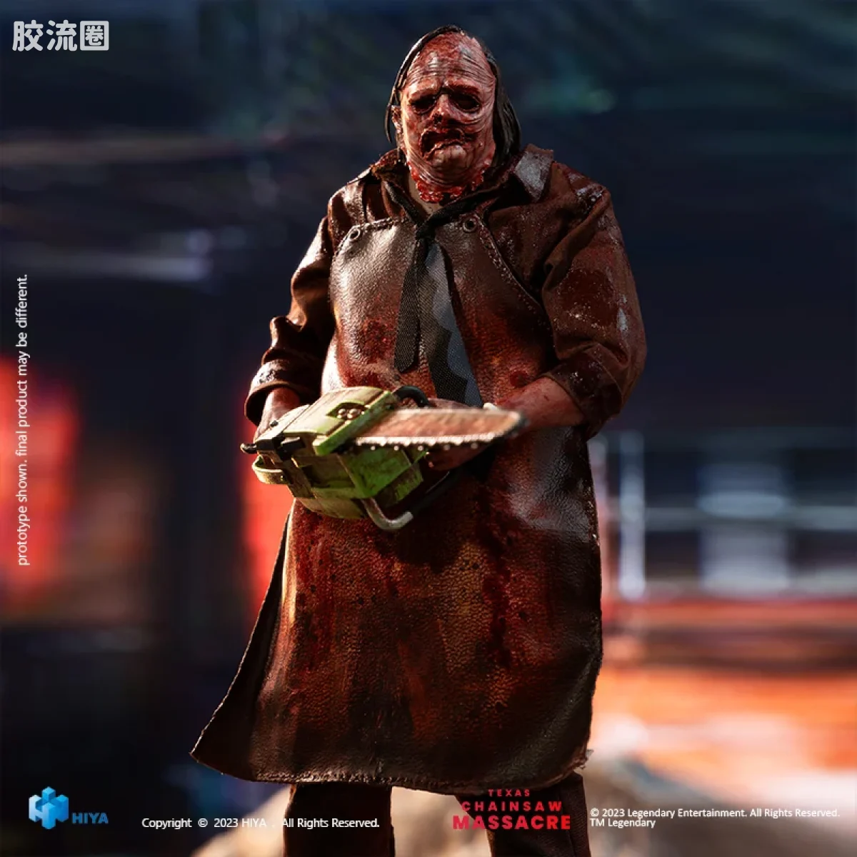 Hiya Toys/海雅 电影系列 德州电锯杀人狂(2022年) 皮脸 屠杀版 - 图片