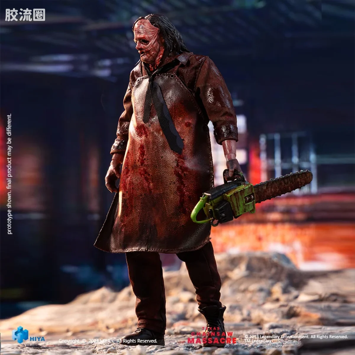 Hiya Toys/海雅 电影系列 德州电锯杀人狂(2022年) 皮脸 屠杀版 - 图片