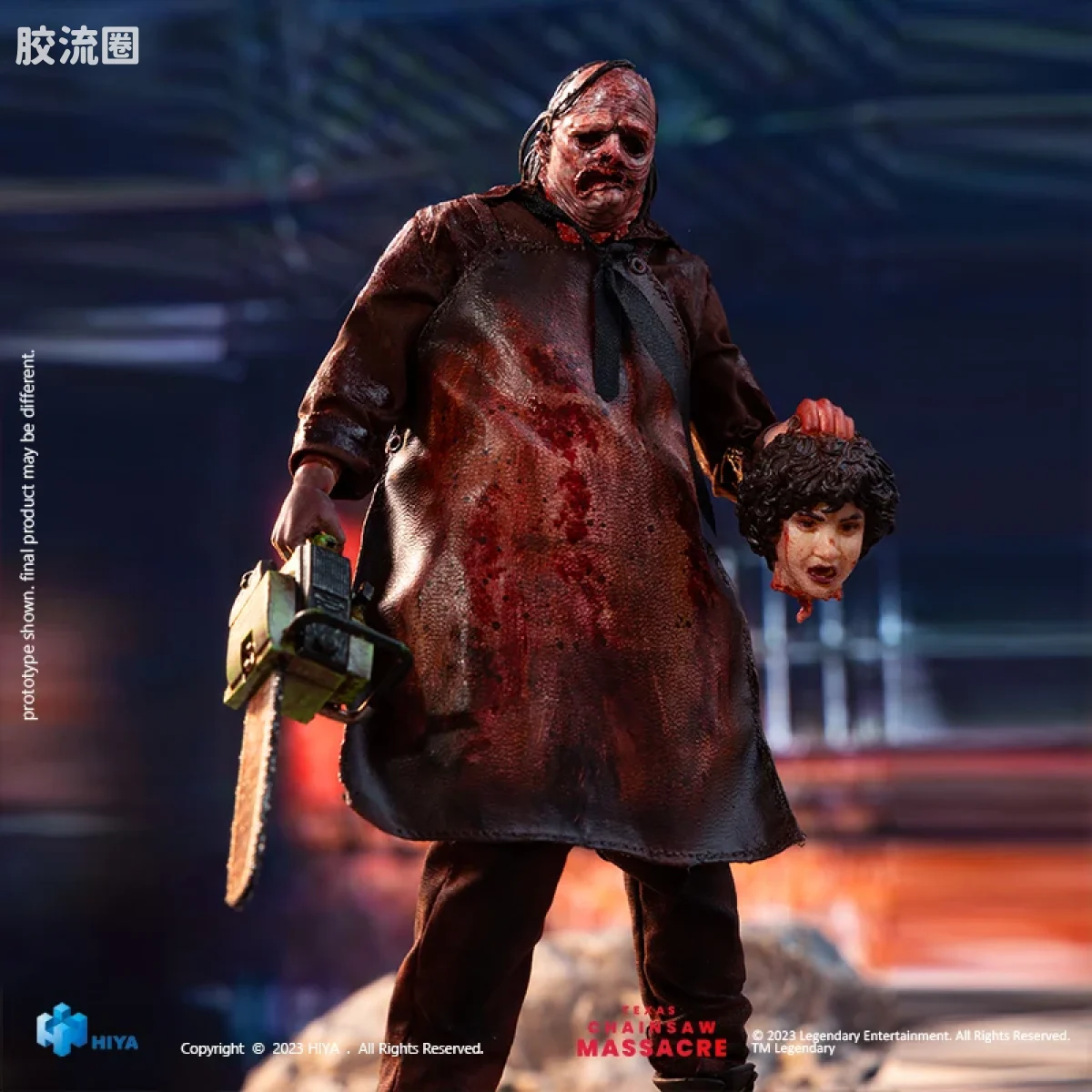 Hiya Toys/海雅 电影系列 德州电锯杀人狂(2022年) 皮脸 屠杀版 - 图片