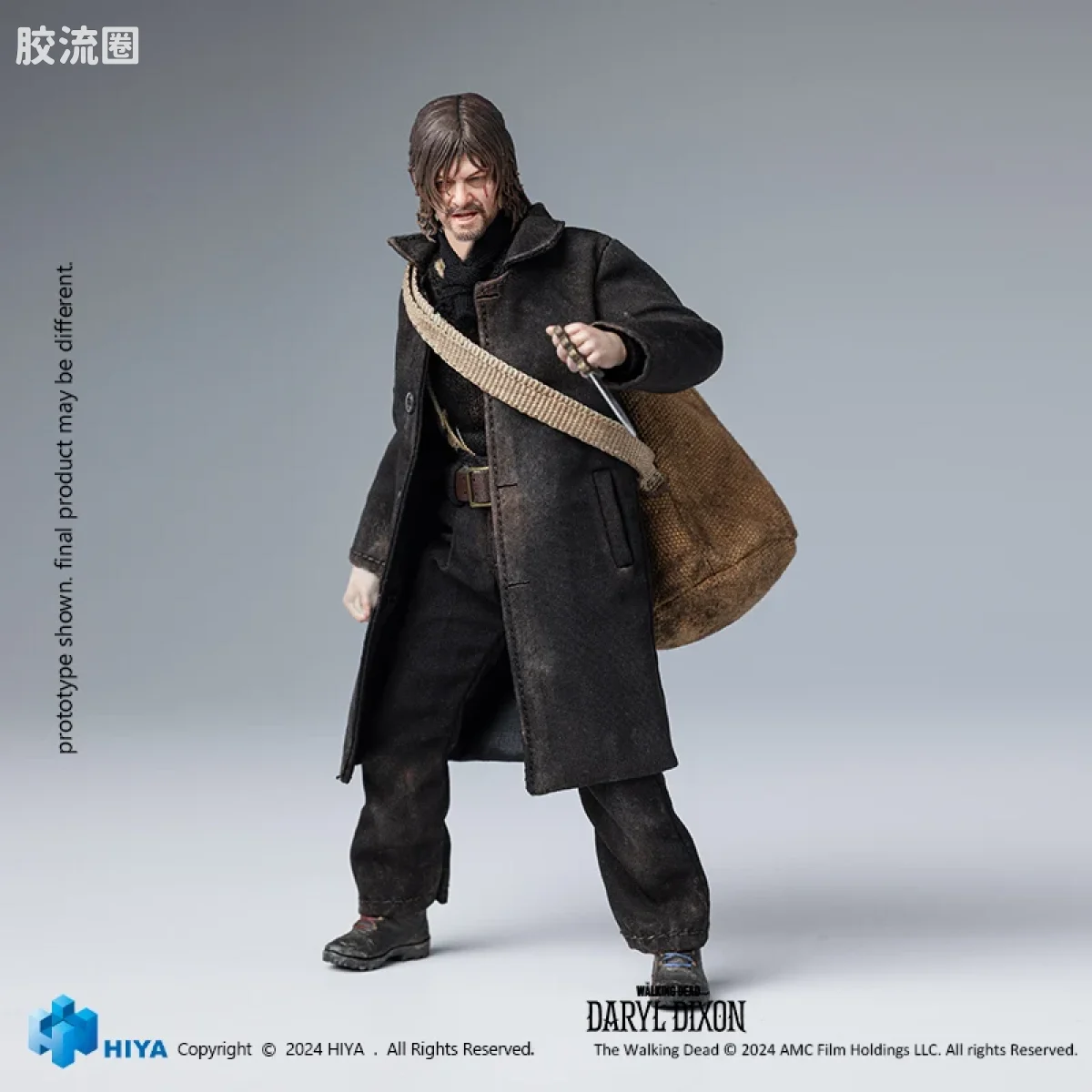 Hiya Toys/海雅 1/12 行尸走肉系列 行尸走肉 达里尔·迪克森 达里尔 - 图片