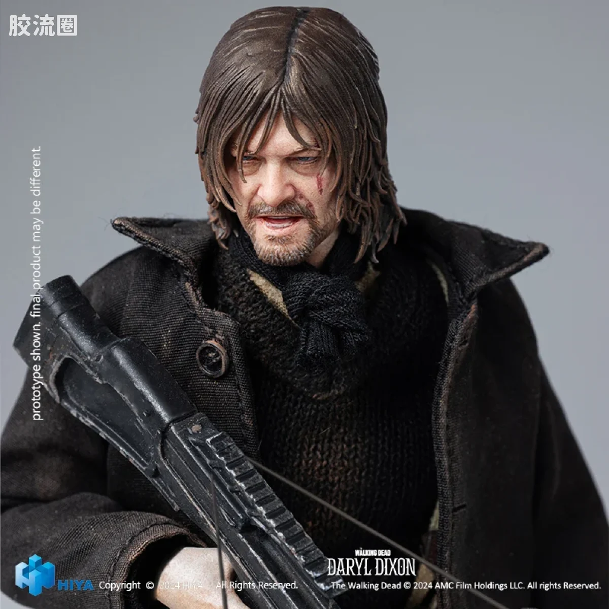 Hiya Toys/海雅 1/12 行尸走肉系列 行尸走肉 达里尔·迪克森 达里尔 - 图片