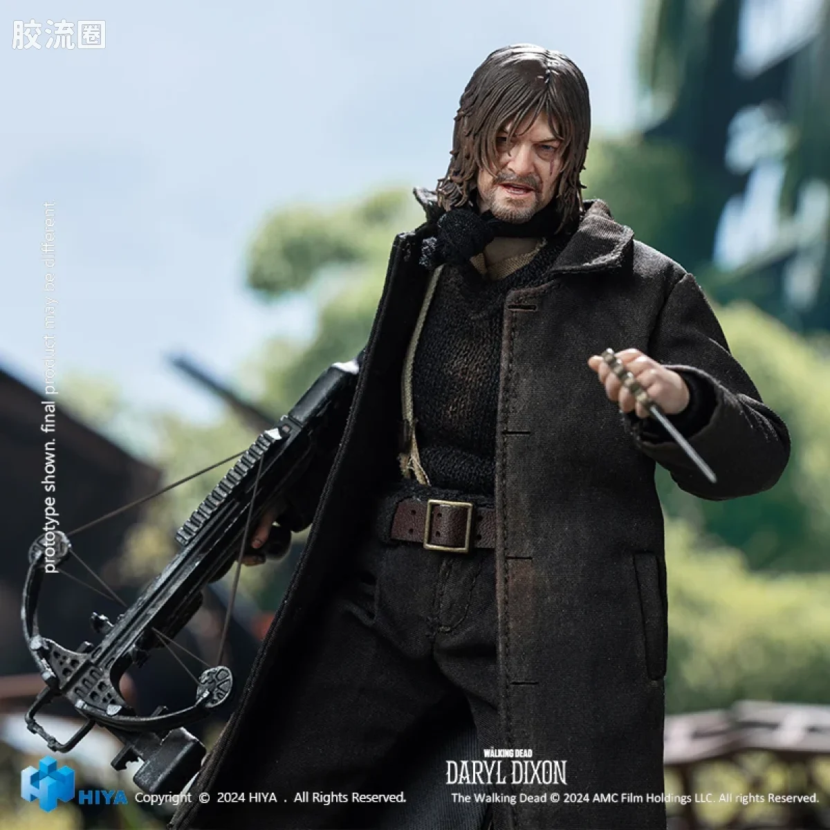 Hiya Toys/海雅 1/12 行尸走肉系列 行尸走肉 达里尔·迪克森 达里尔 - 图片