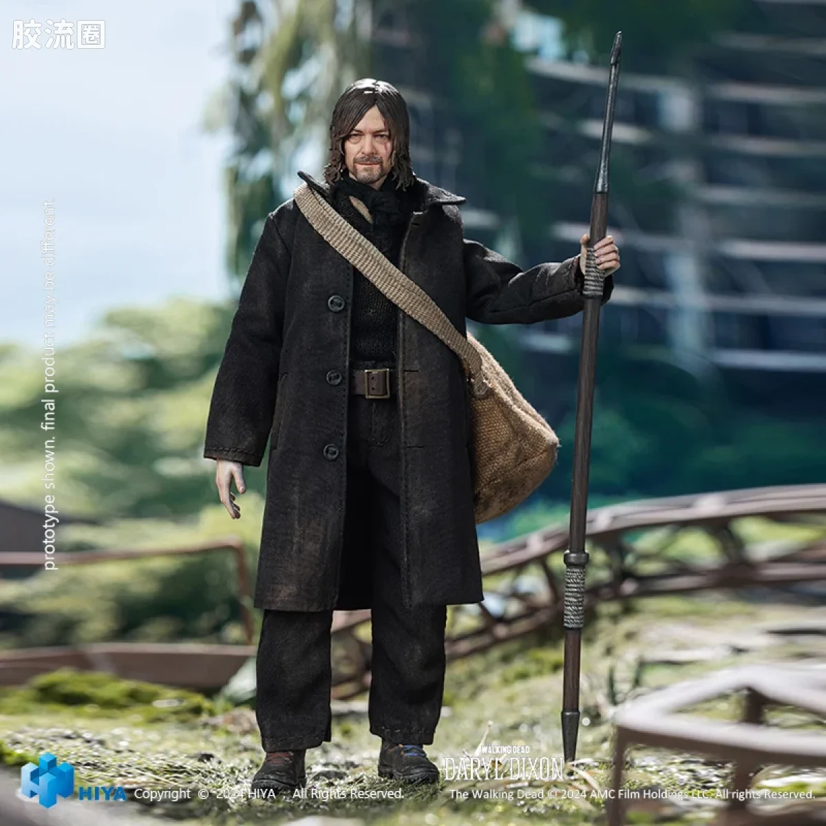 Hiya Toys/海雅 1/12 行尸走肉系列 行尸走肉 达里尔·迪克森 达里尔 - 图片