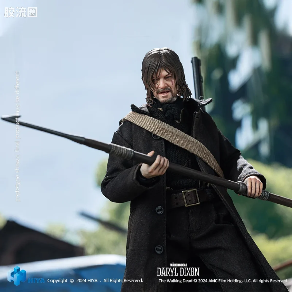 Hiya Toys/海雅 1/12 行尸走肉系列 行尸走肉 达里尔·迪克森 达里尔 - 图片