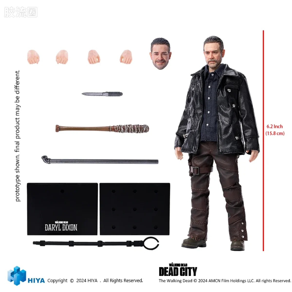 Hiya Toys/海雅 1/12 行尸走肉系列 尼根 - 图片