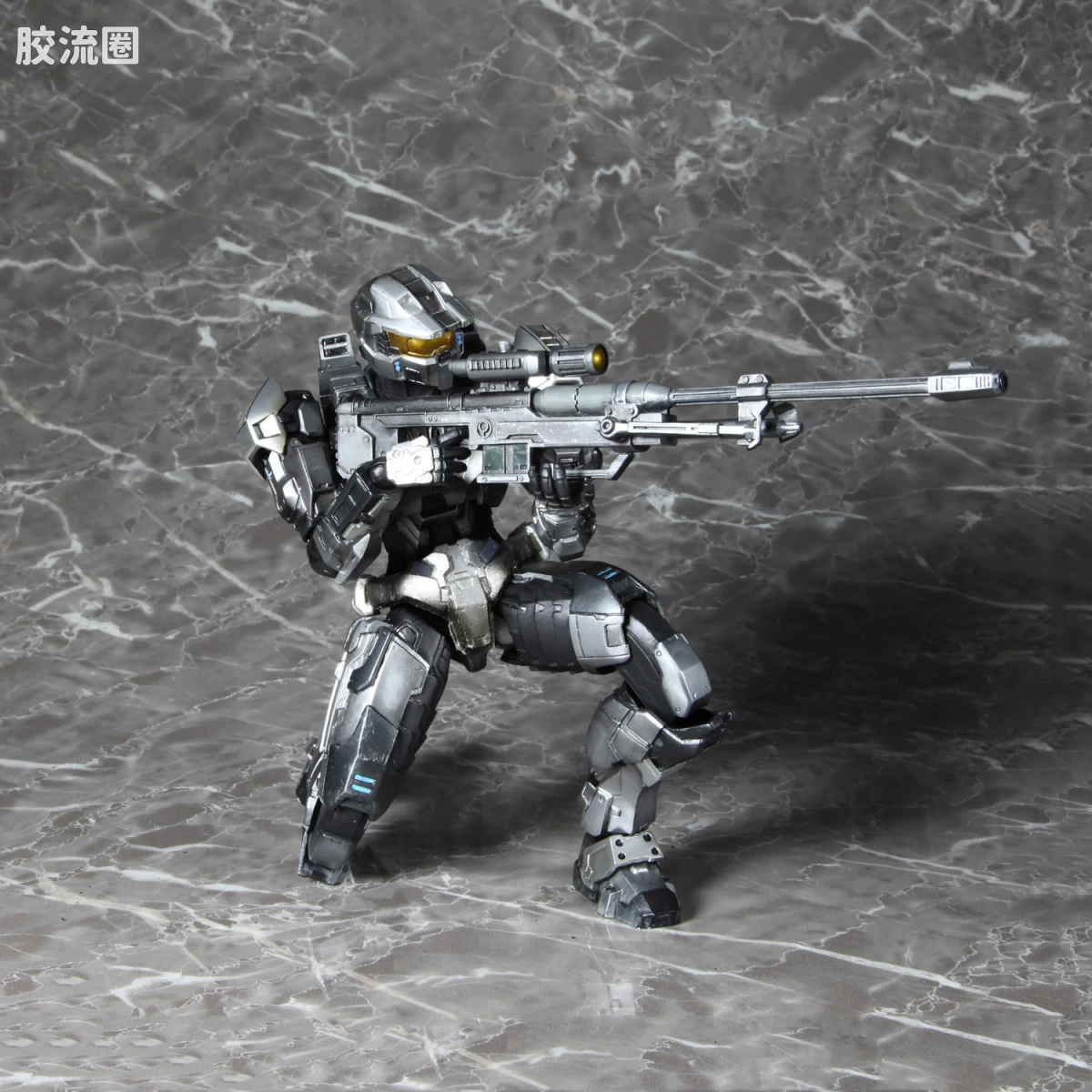 PlayArts改 光环 光环：战斗进化 - 斯巴达 Mark V  银色版 - 图片