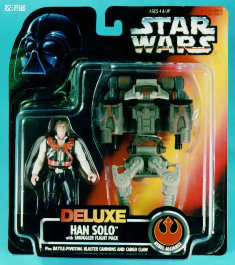星球大战 THE POWER OF THE FORCE 加强版系列 Han Solo w/ Smuggler's Flight Pack