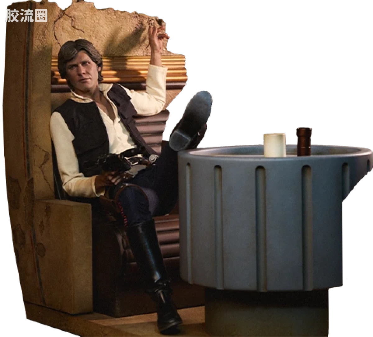 sideshow静态模型系列 Premium Format 汉·索罗：抱歉弄得一团糟 - 图片