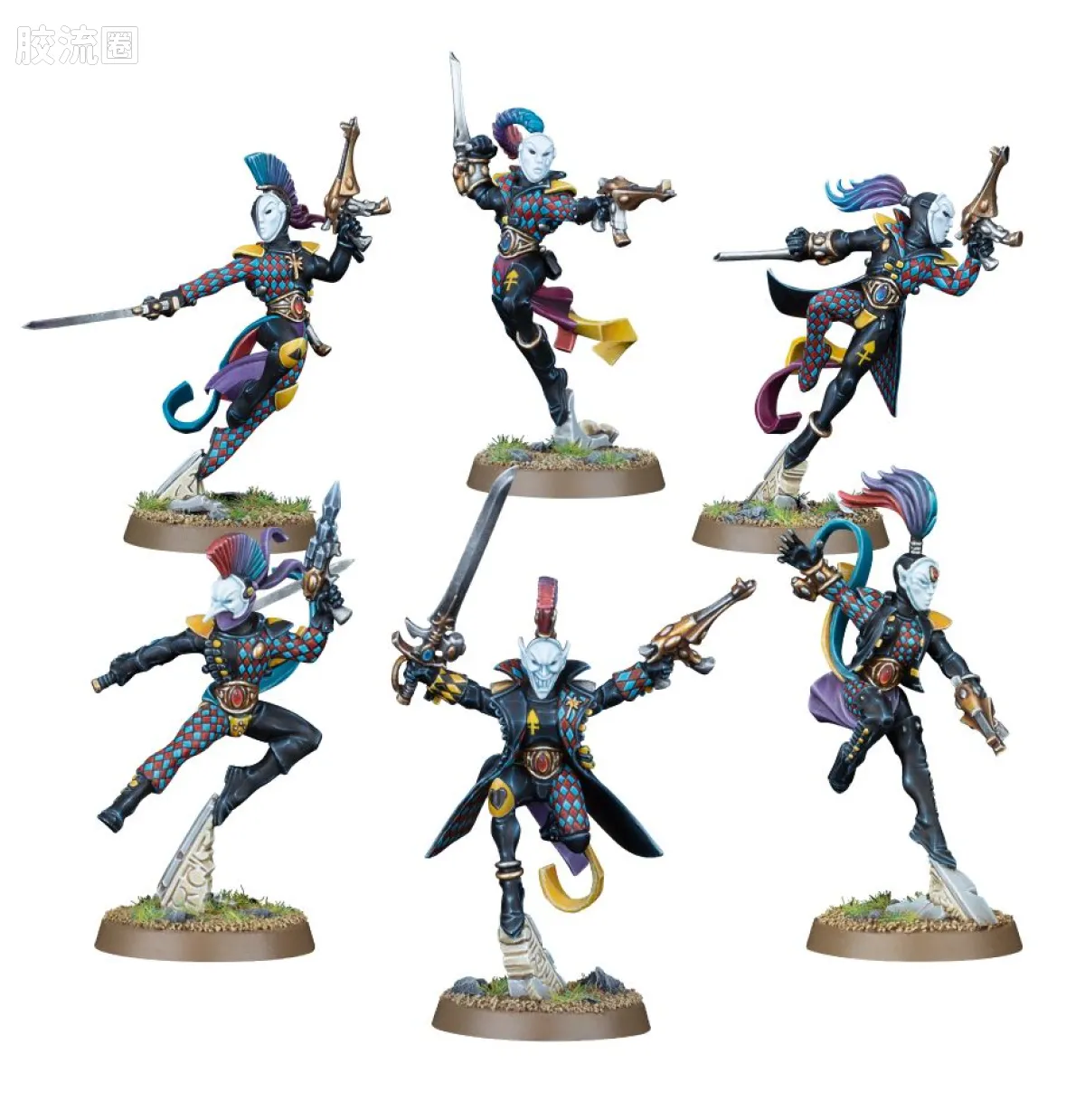 战锤40K Harlequin 丑角 7版 剧团 - 图片