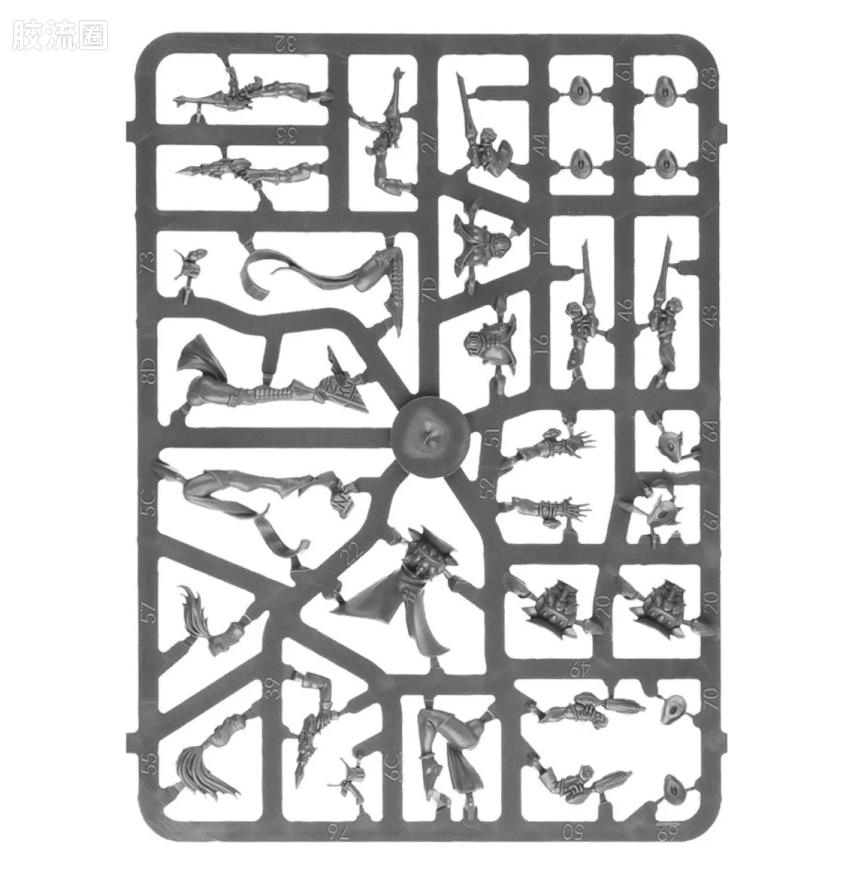 战锤40K Harlequin 丑角 7版 剧团 - 图片